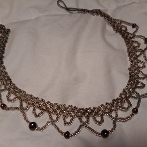 Beaded choker.